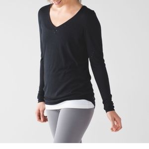 Lululemon sweater cashmere blend Long Sleeve Black